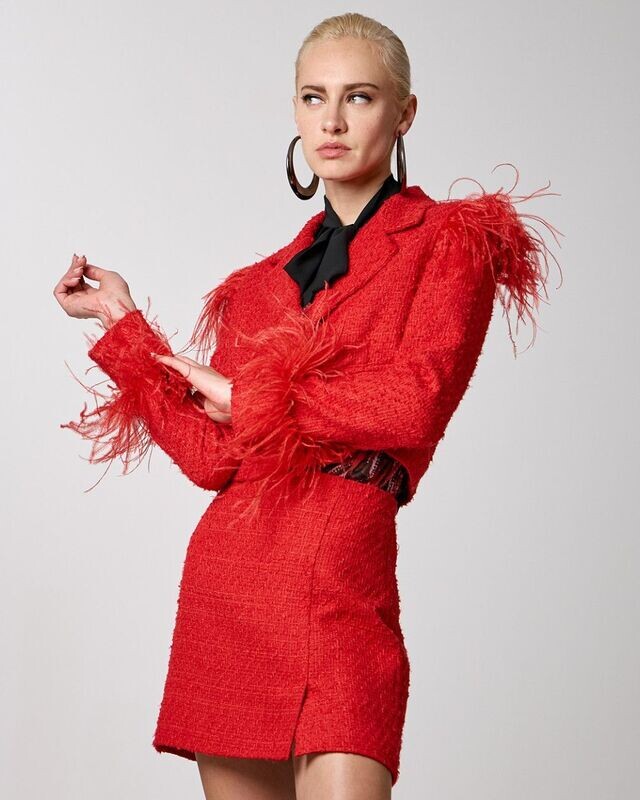 BLAZER PIUME ACCESS FASHION