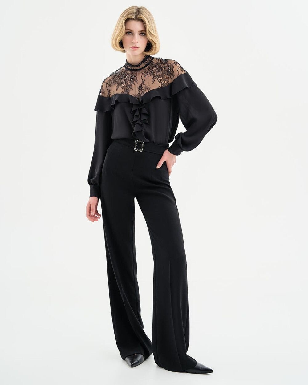 PANTALONE GIOIELLO BLACK ACCESS FASHION