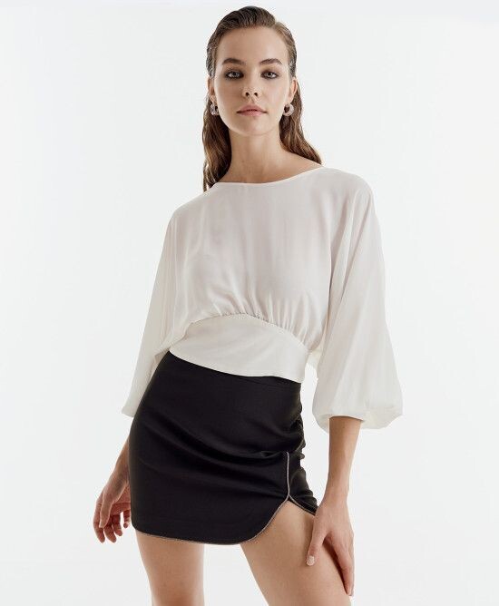 BLUSA MUSSOLA OFFWHITE ACCESS FASHION