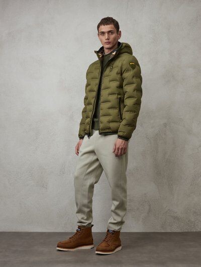 PIUMINO BARRY CAMOUFLAGE BLAUER