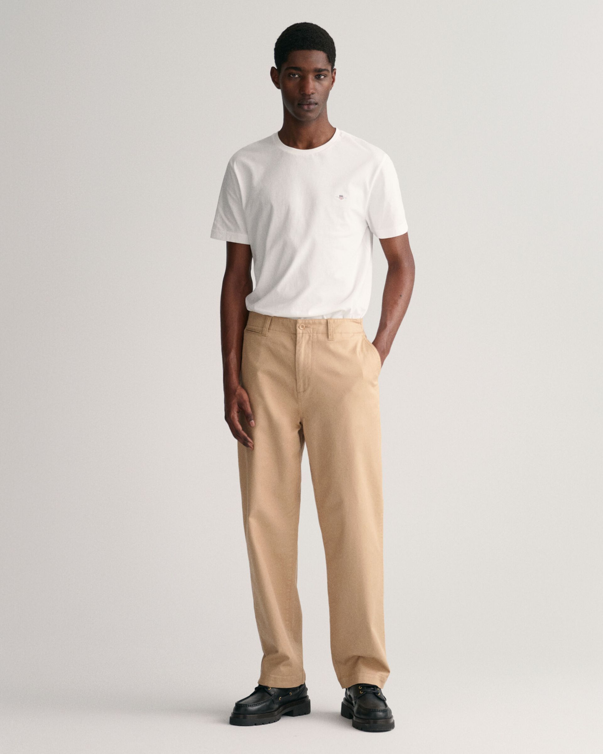 T-SHIRT SHIELD WHITE GANT