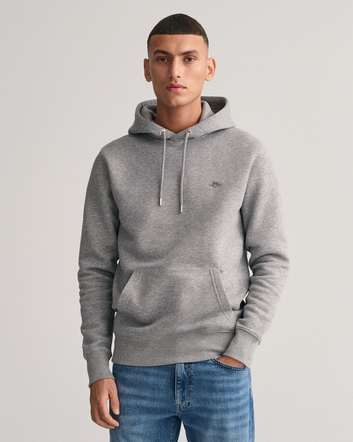 FELPA SHIELD GREY MELANGE GANT
