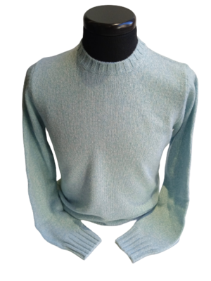 MAGLIA CELESTE MELANGE FILIPPO DE LAURENTIIS MAGLIA CELESTE MELANGE FILIPPO DE LAURENTIIS