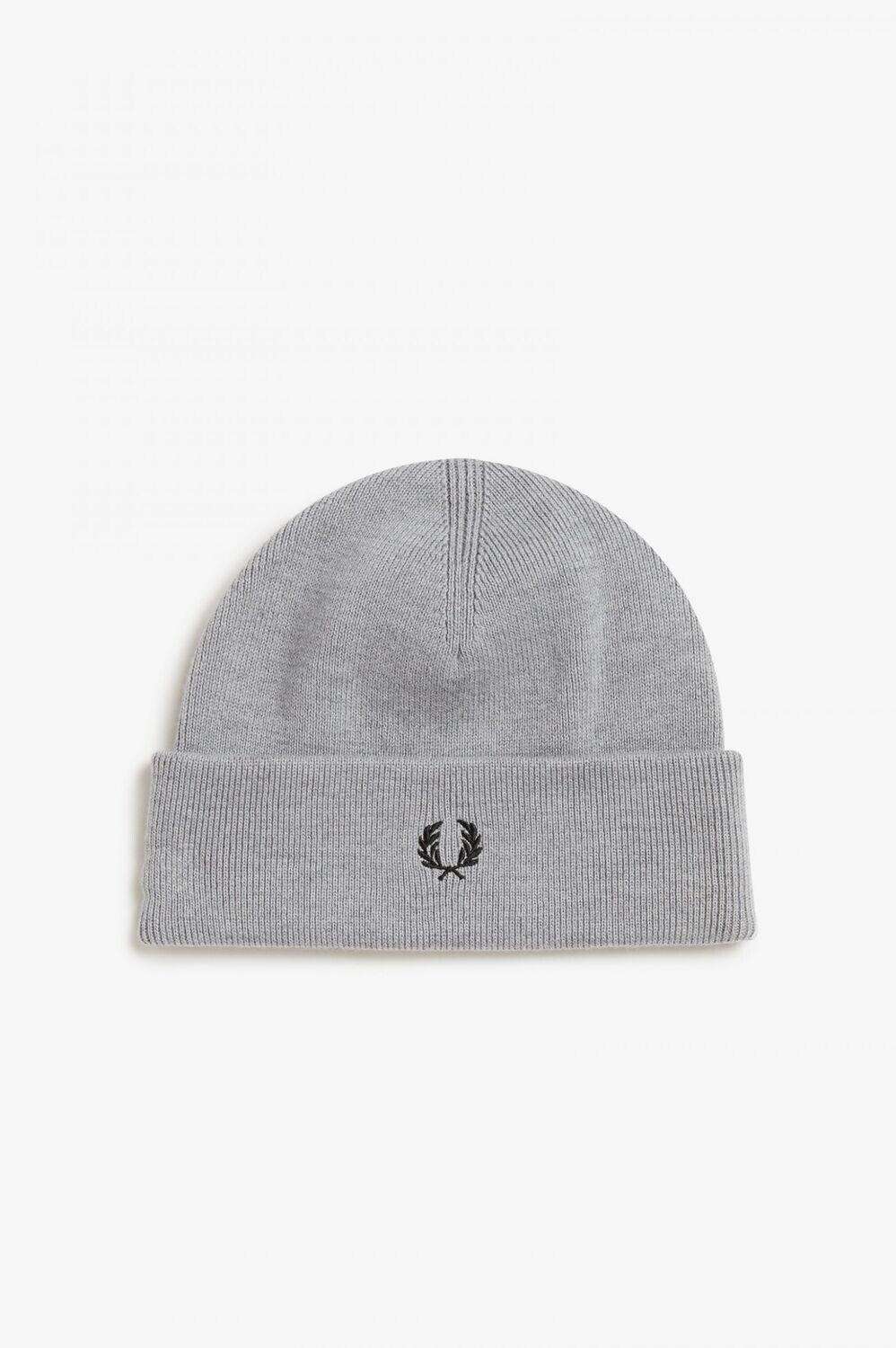 BERRETTO MERINO COTTON STEEL MARL FRED PERRY