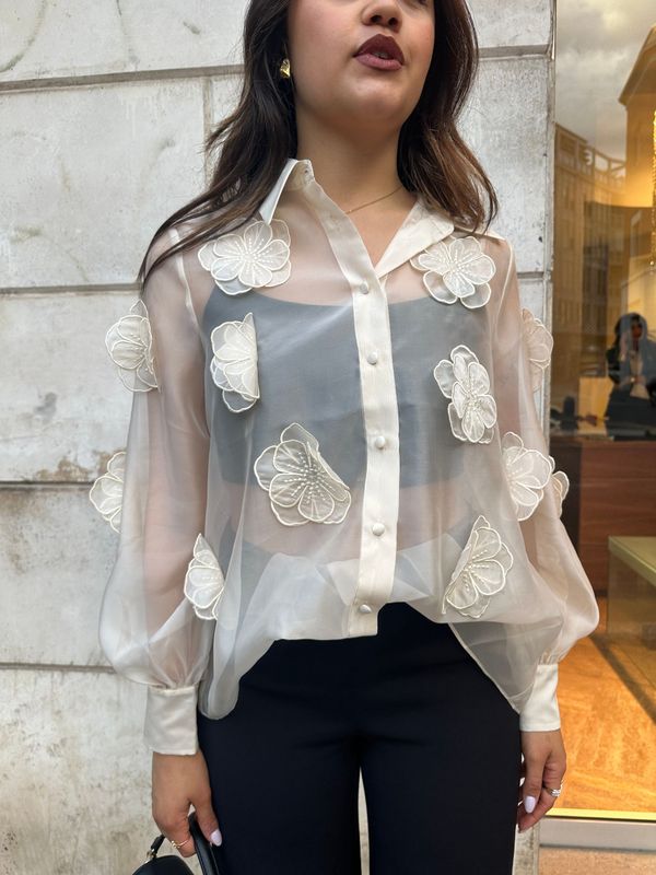 CAMICIA NENETTE FLOREALE