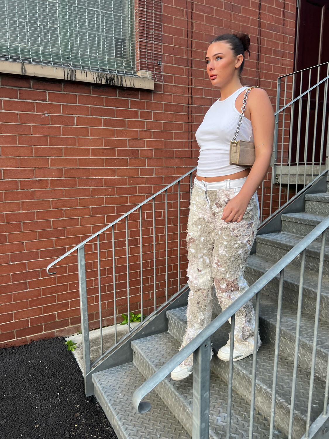 neutral boro jeans