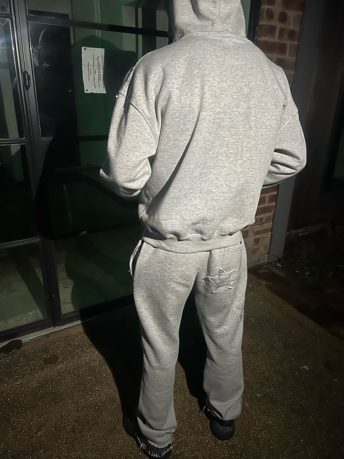 grey star denim joggers