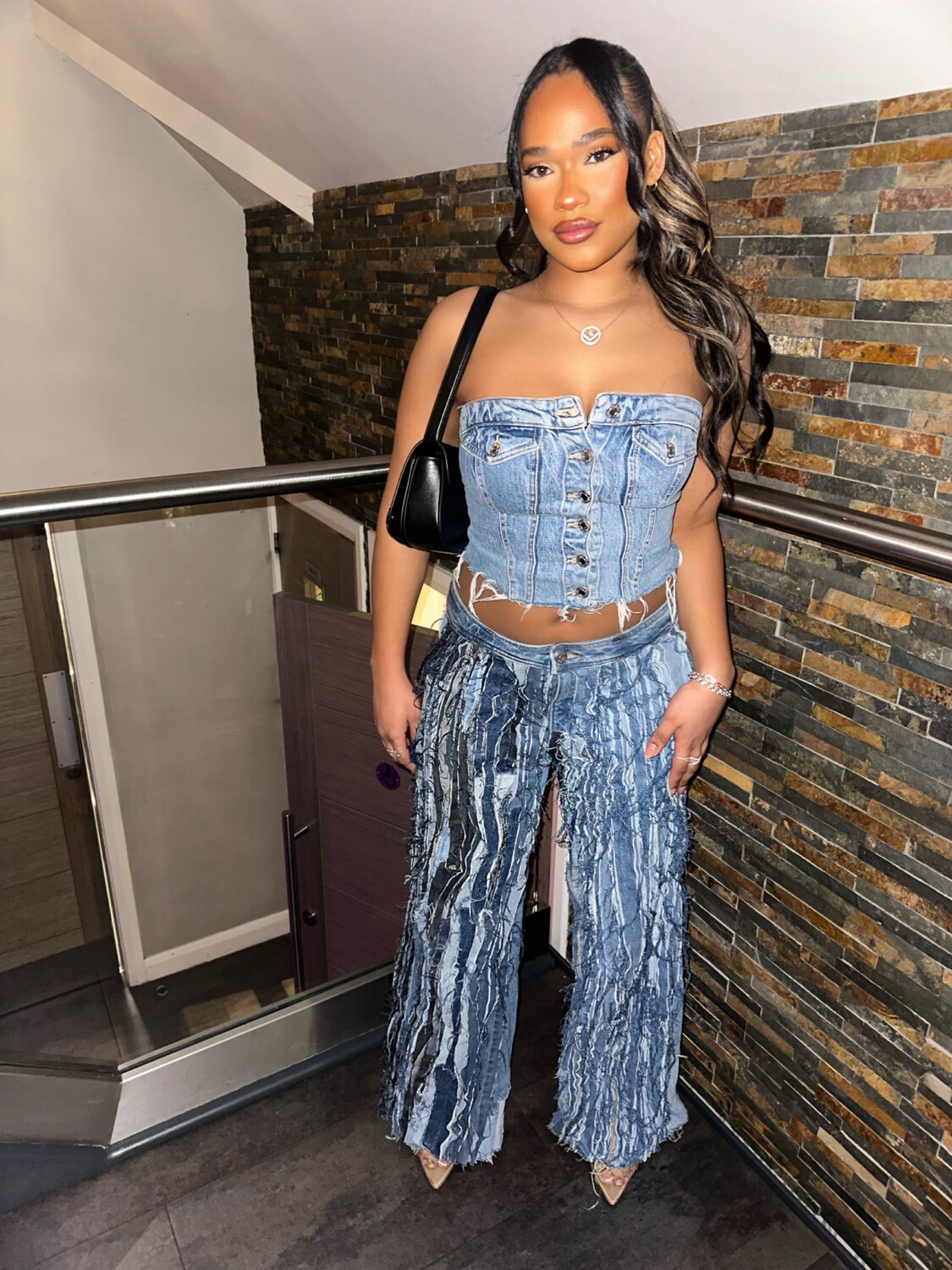 shredded denim jeans