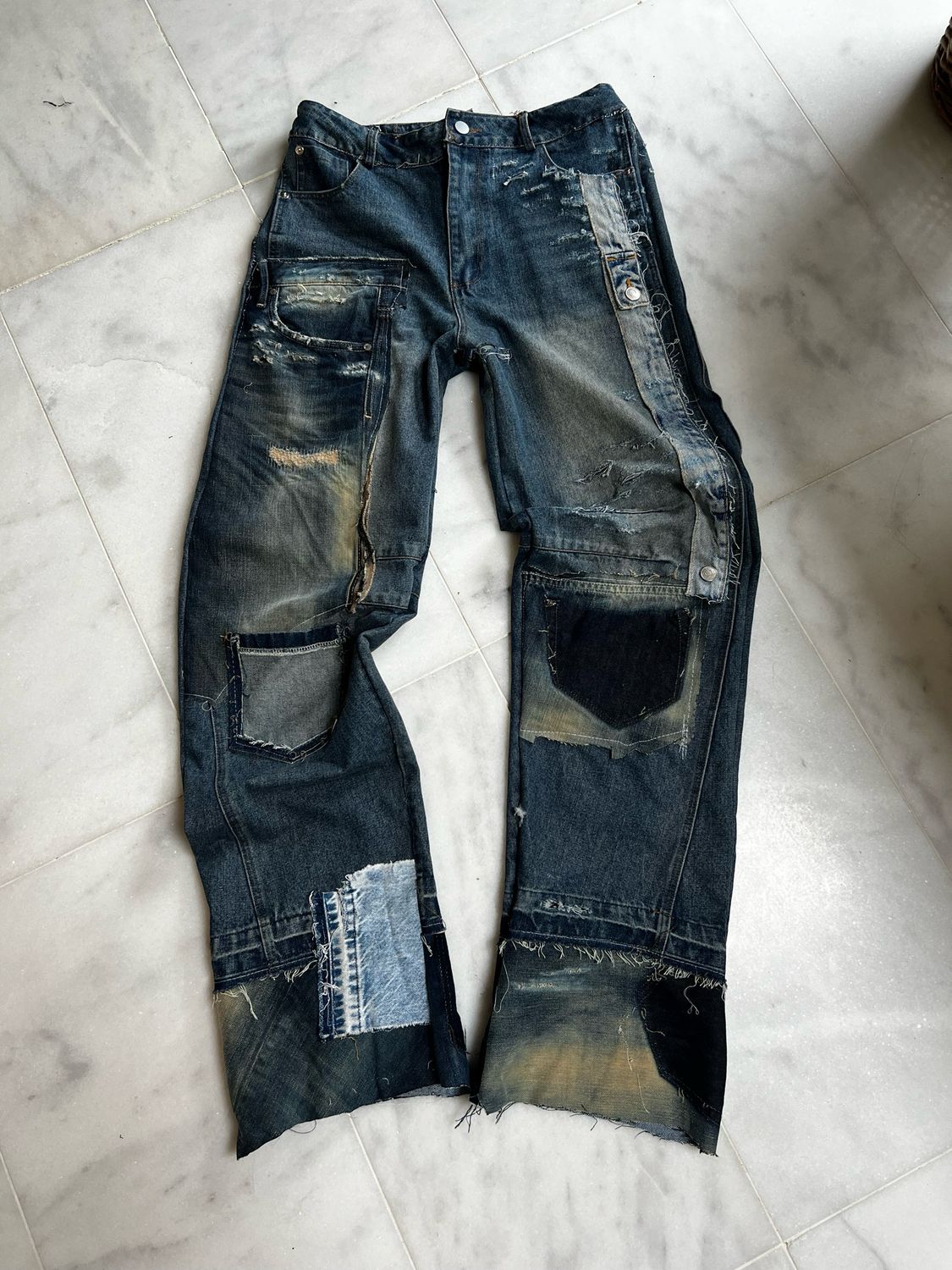 patch jeans