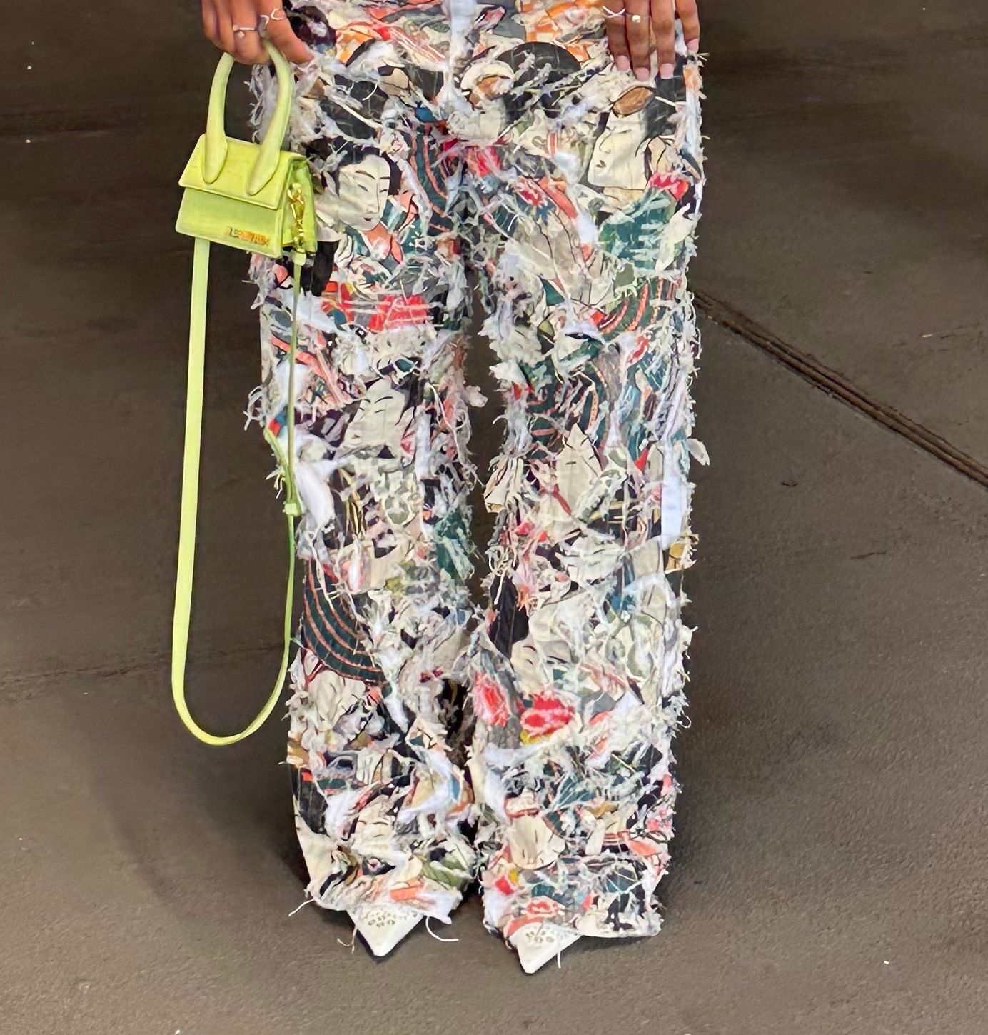 oriental style jeans