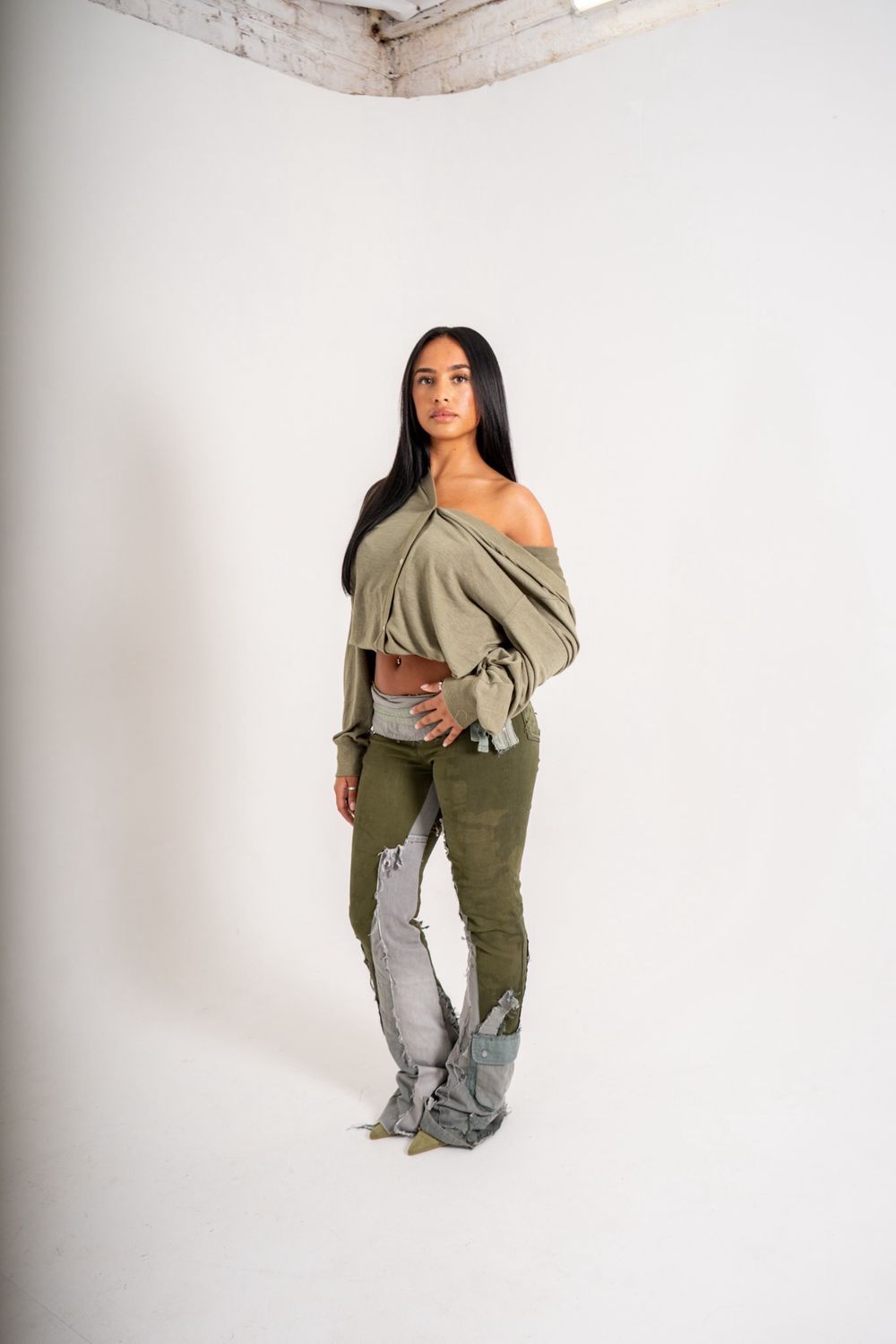 green jean