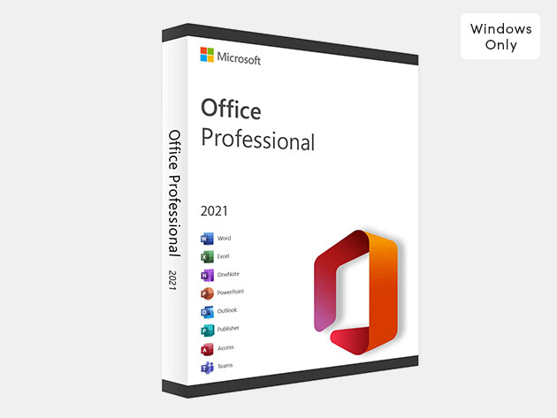 Microsoft Office Professional 2021 for Windows lifetime license. No more subscription.No monthly/annual fees