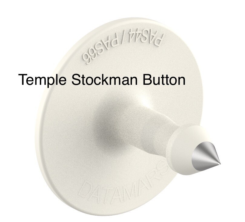 Temple Stockman Button - Bag of 25