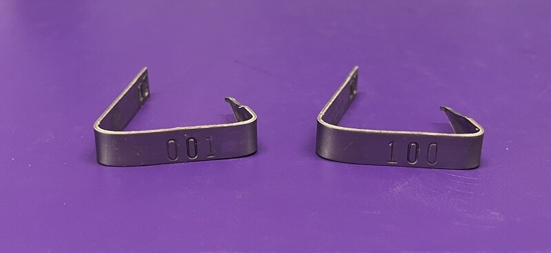 Pre-Numbered - Kurl Lock #2 - Box of 100