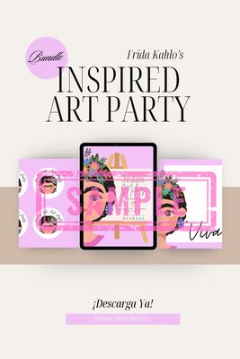 Explora tu creatividad con el Kit de Arte Digital Inspirado en Frida Kahlo