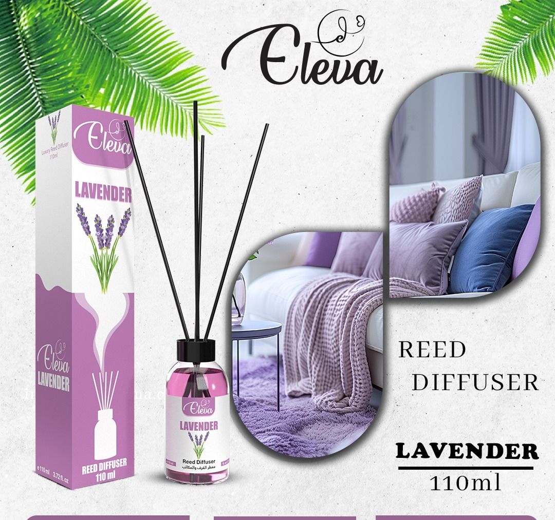 Eleva Reed Diffuser 110ml - LAVENDER