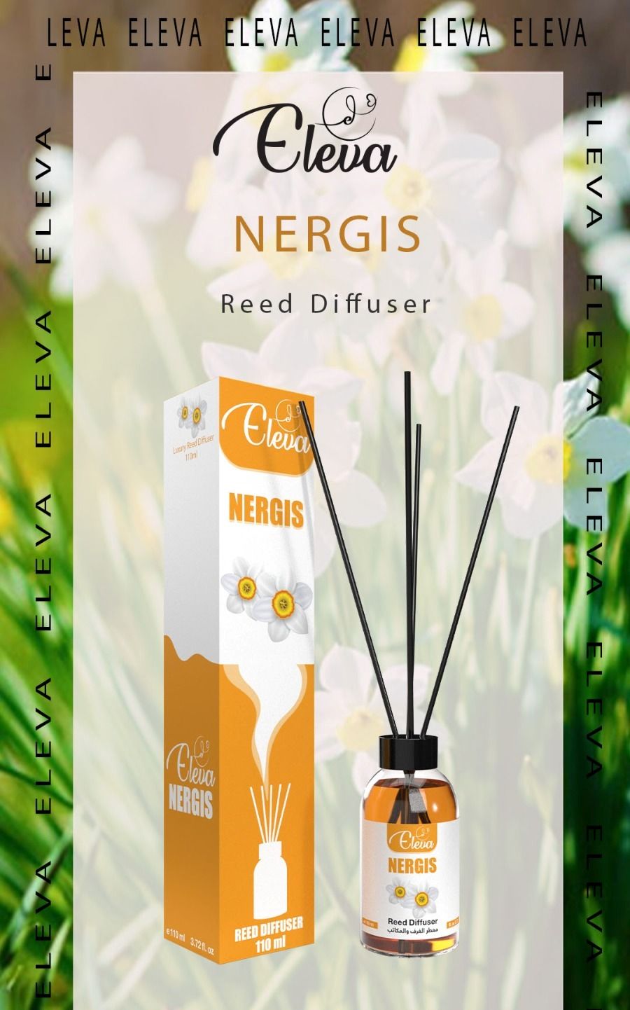 Eleva Reed Diffuser 110ml - NERGIS