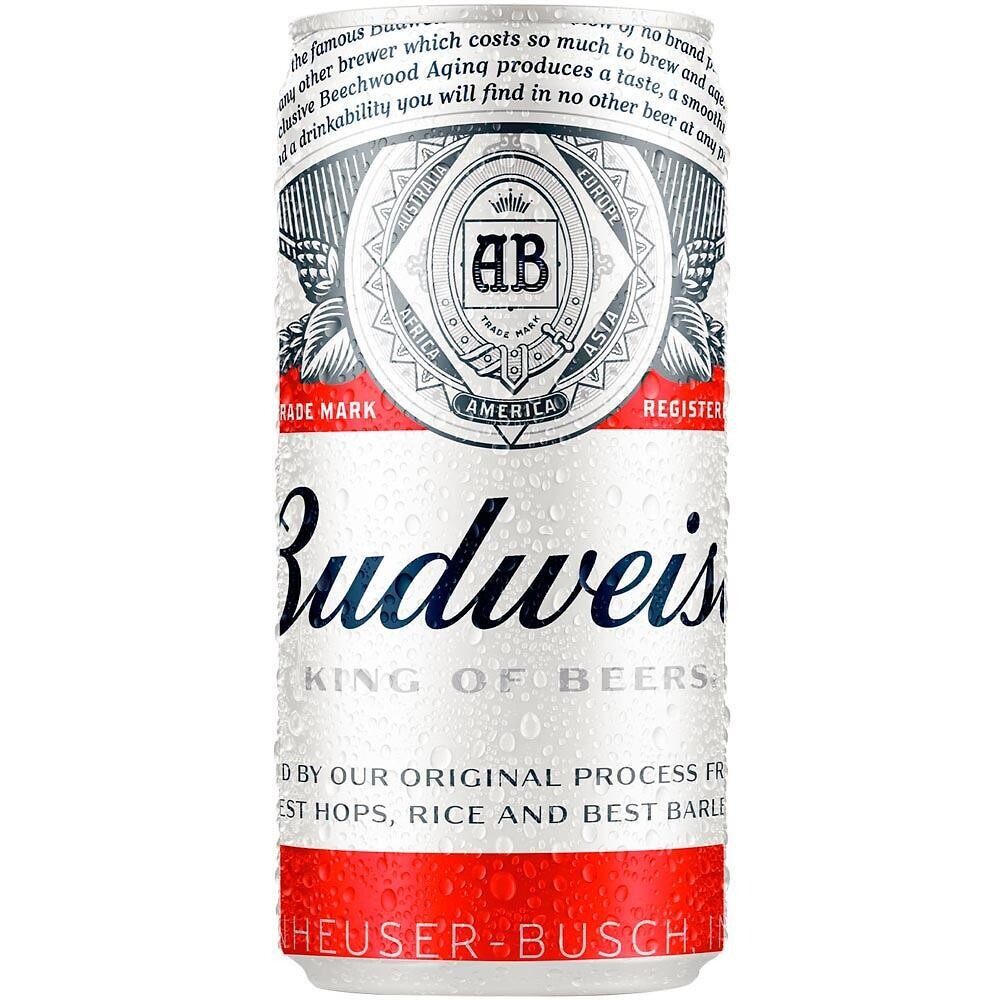Cerveza budweiser lata 269 ml x 24