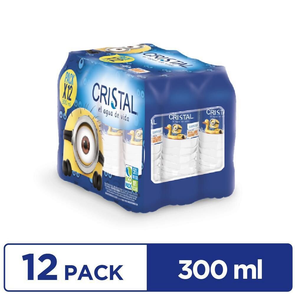 Agua cristal pet l * 12