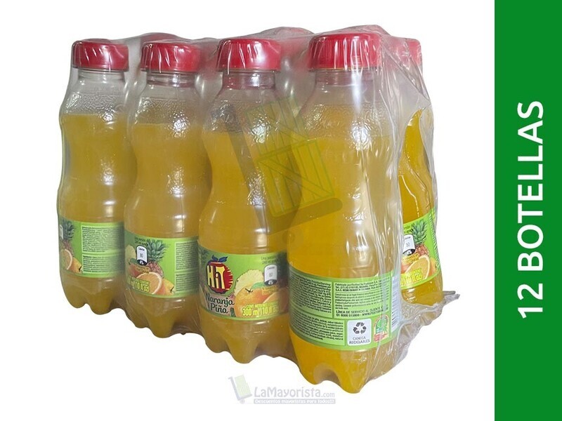 Hit naranja piña pet 300 ml (12)