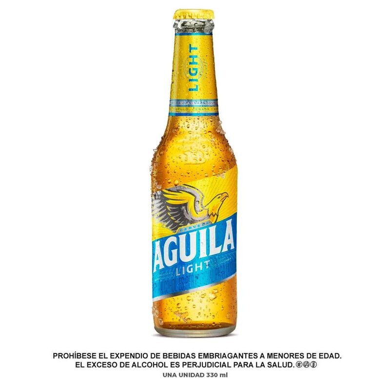 Aguila light botella 330*30