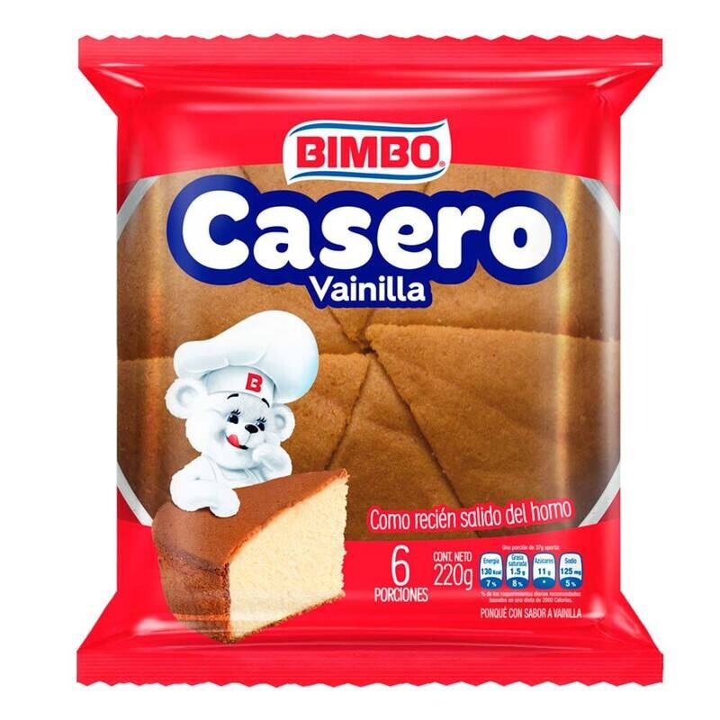 Casero vainilla 220gr