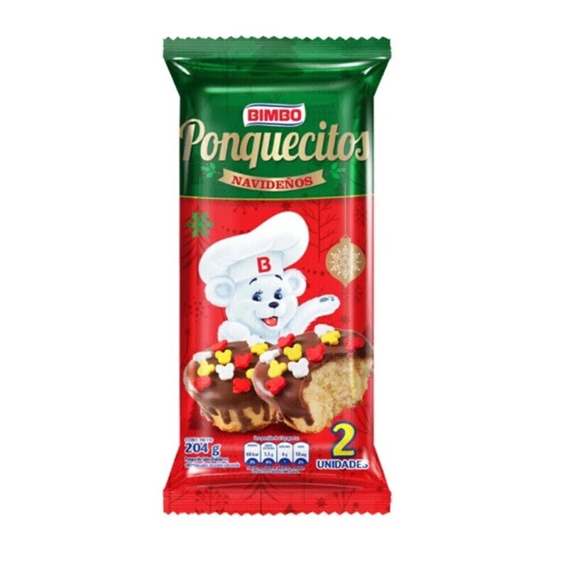 Ponque navideño 72g