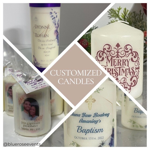 Custom Candle Pillar