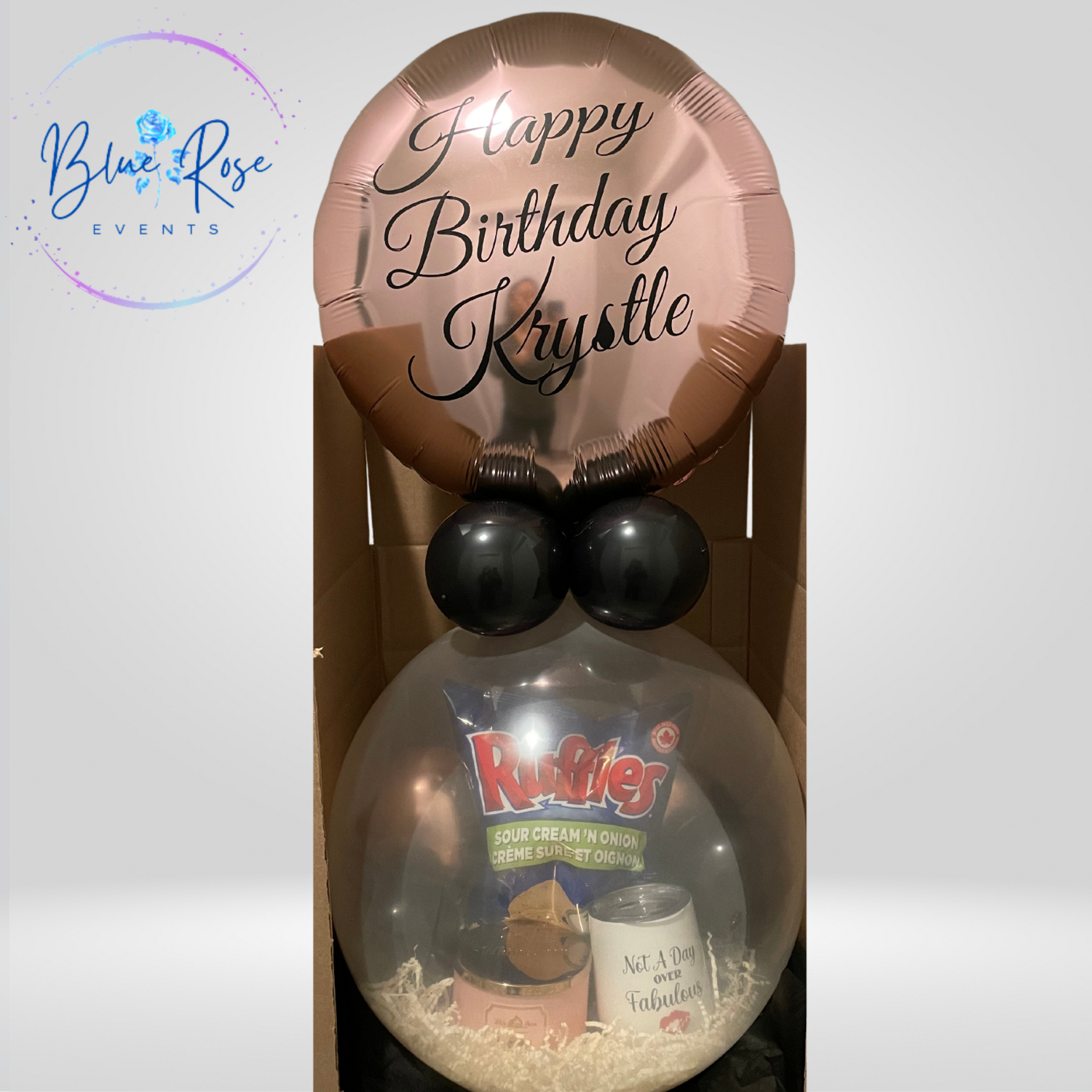 Stuffed Balloon Custom Drinkware Gift