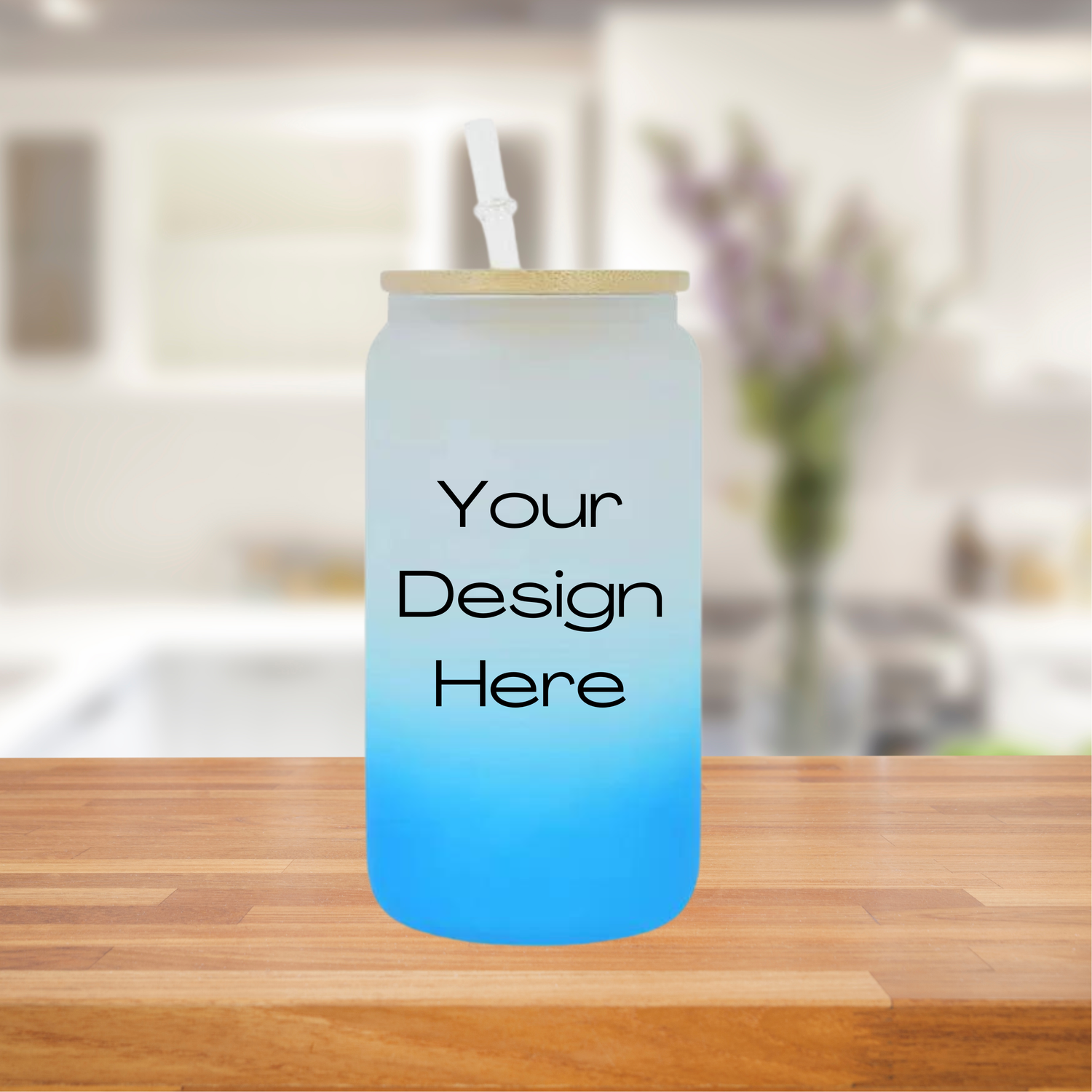 Customized 16oz Frosted Colour Libbey Glass Cans