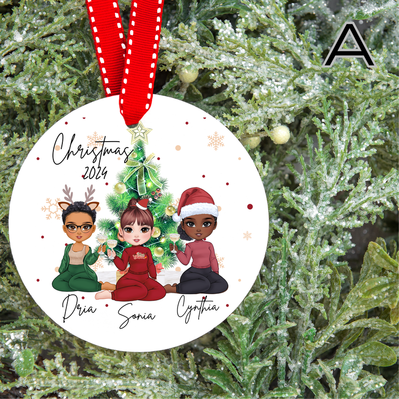 Customized Christmas Chibi Ornaments