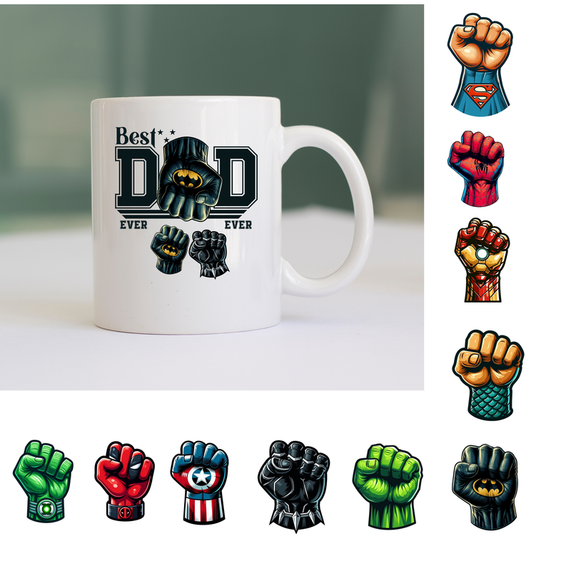 Dad &quot;Super Hero&quot; Mug