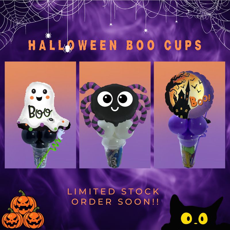 Halloween Boo Cups