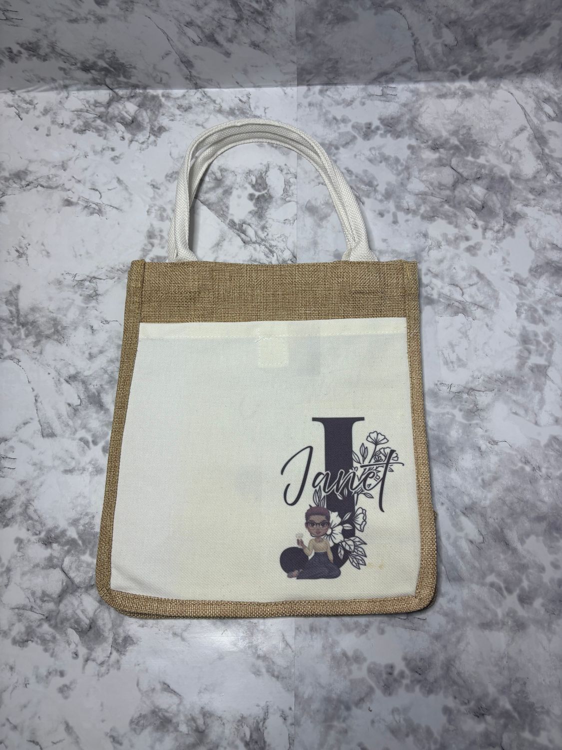 Monogram Jute Bags