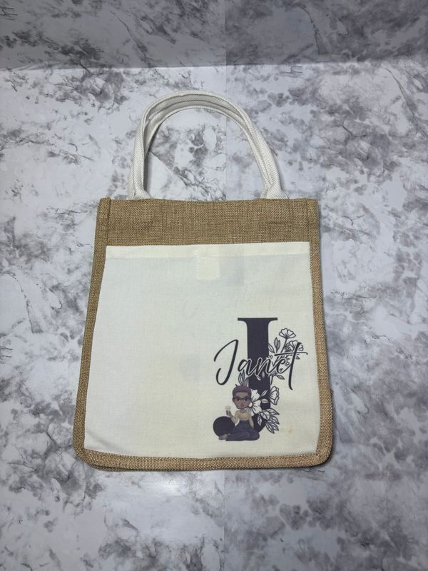 Monogram Jute Bags