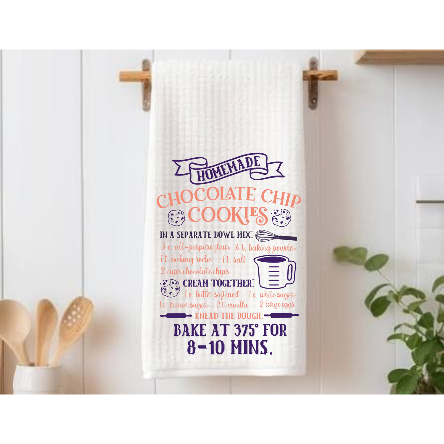 Christmas Recipe Kitchen Towels