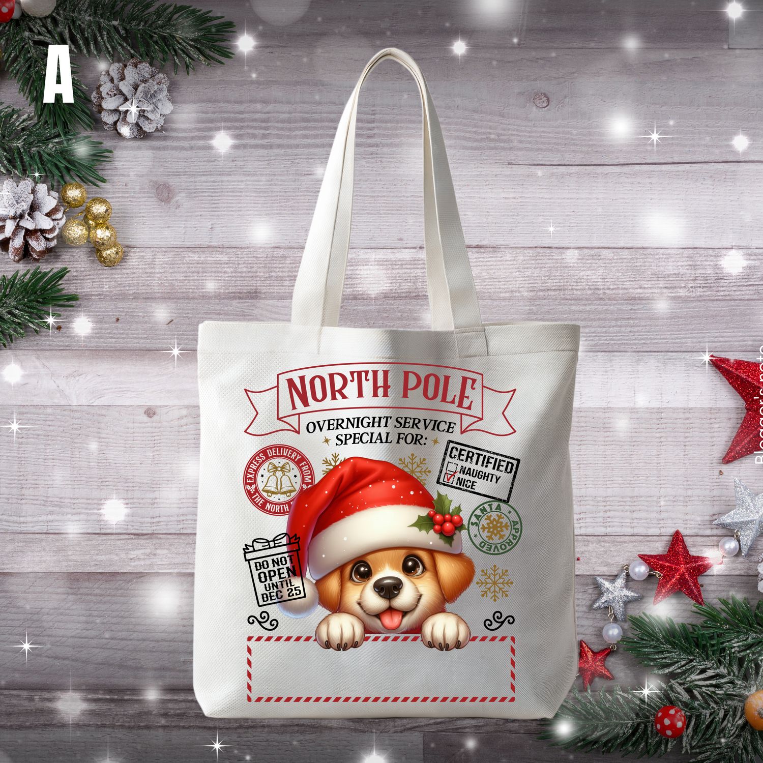 Customized Christmas Totes
