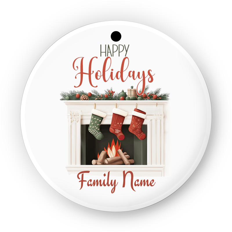 Christmas Monogram Ornaments