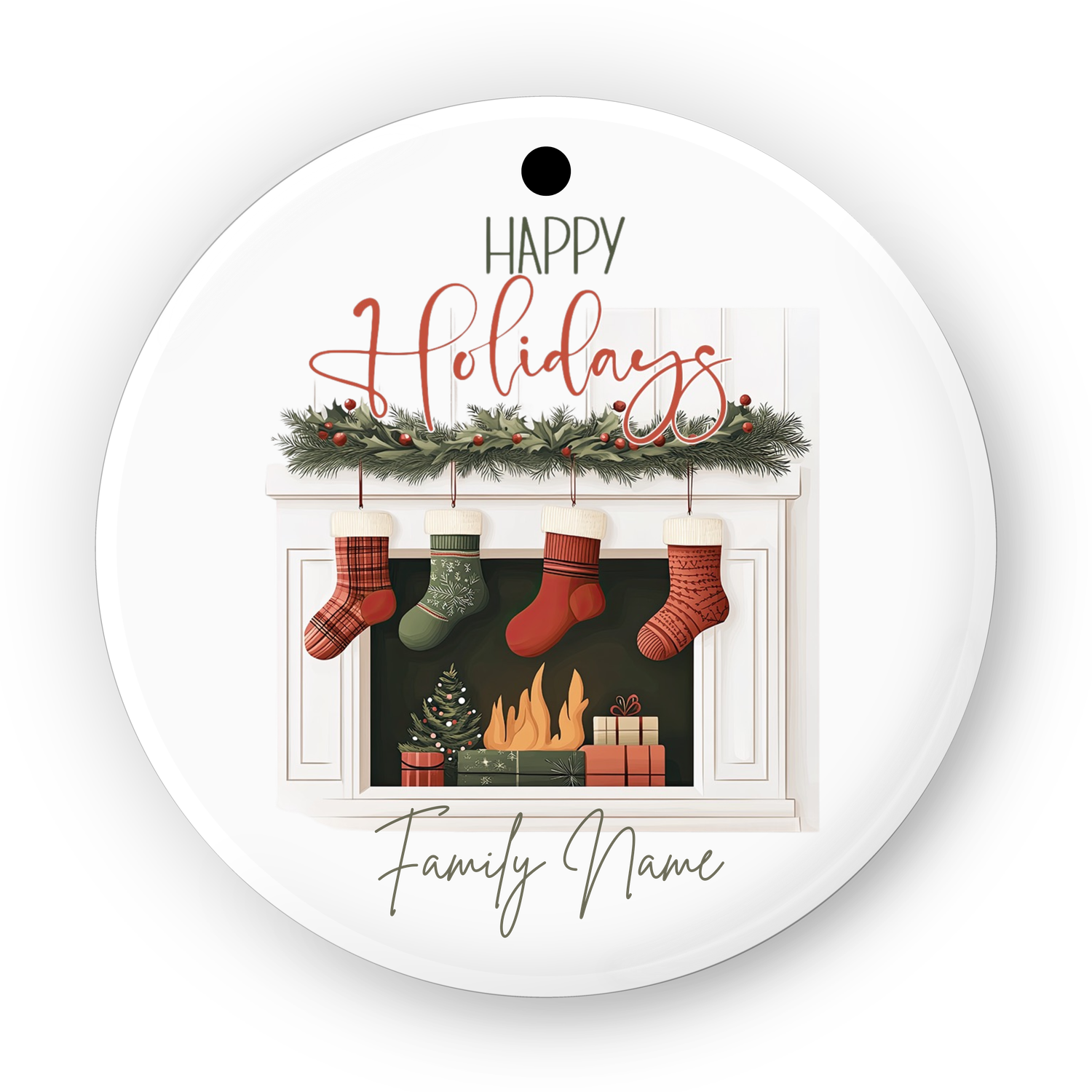 Customized Family Ornaments