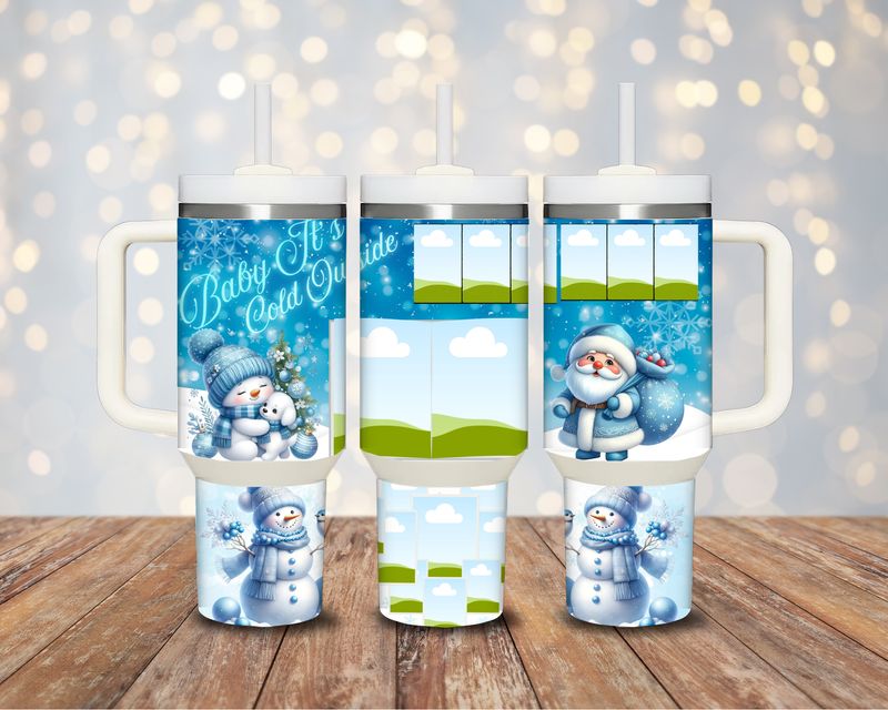 Christmas 40oz Holiday Tumbler