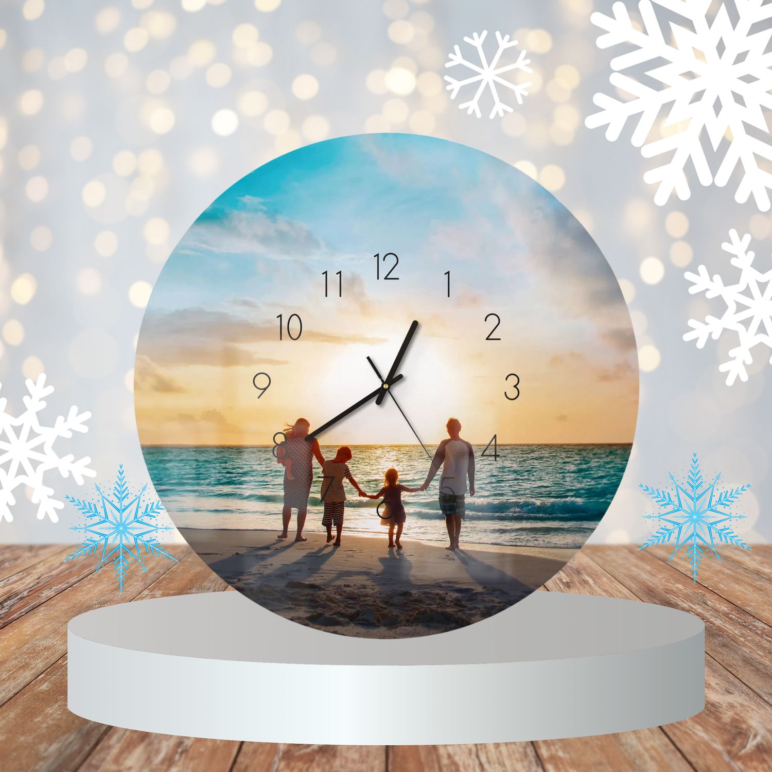 Customized Glass Clock