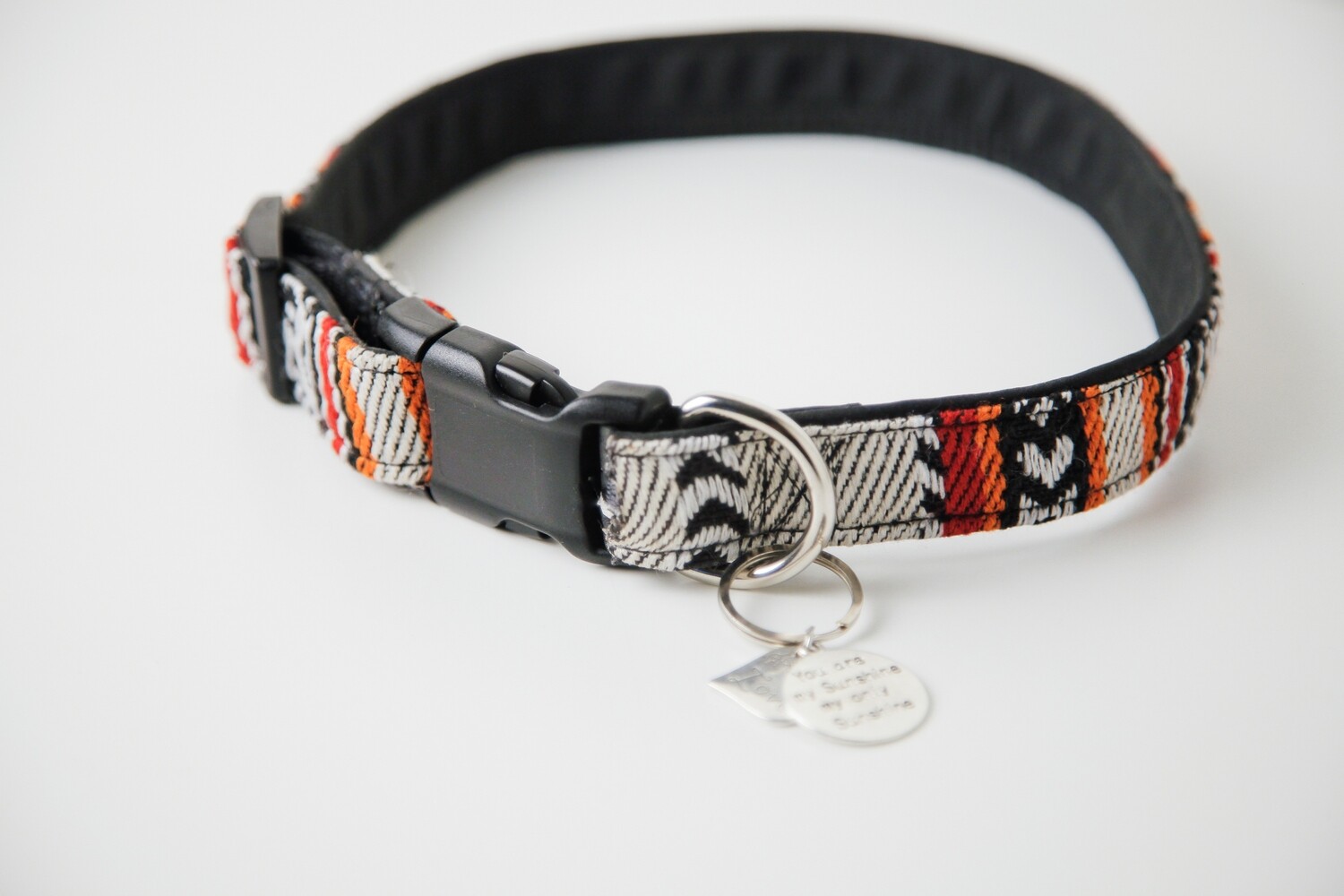 Striped Grey Collar and Leash