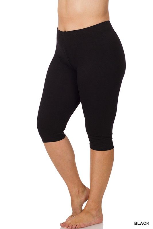Cotton Capri Leggings