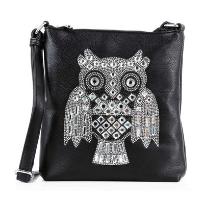 Rhinestone Owl