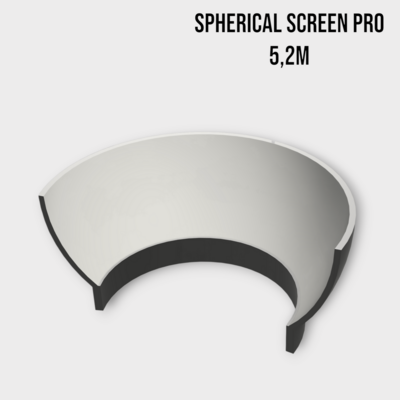 200 Degrees Spherical Screen Pro 5200