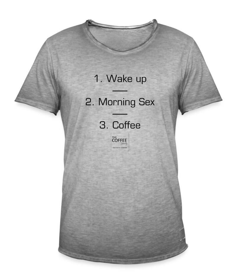 T-Shirt Vintage (men) - Morning Sex Coffee