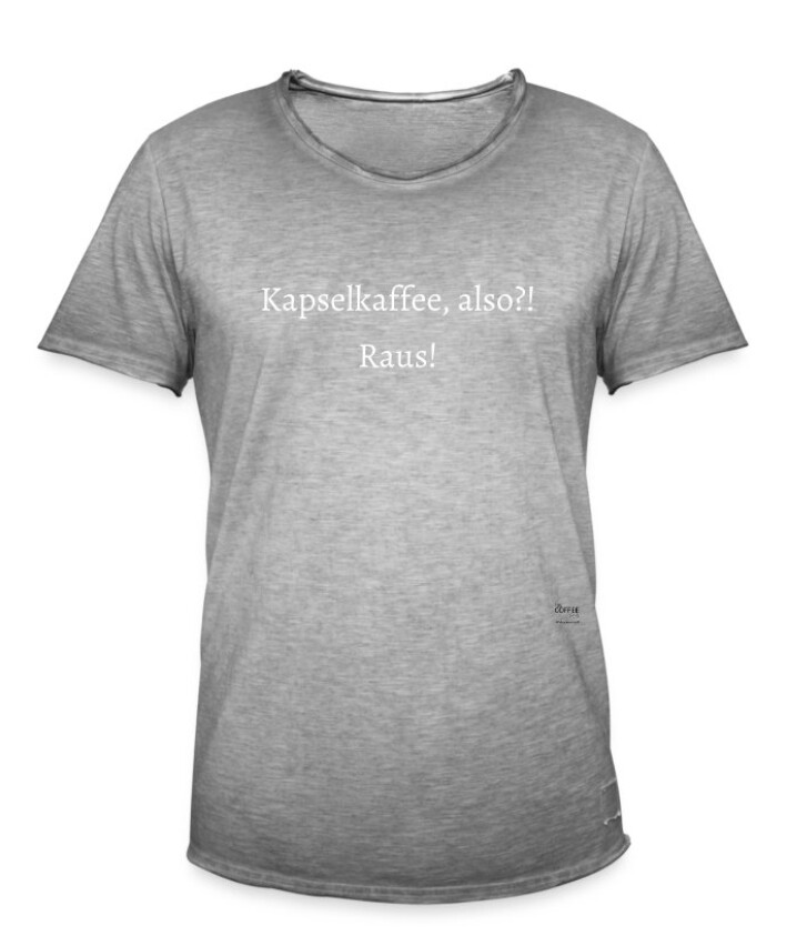 T-Shirt Vintage (men) - Kapselkaffee