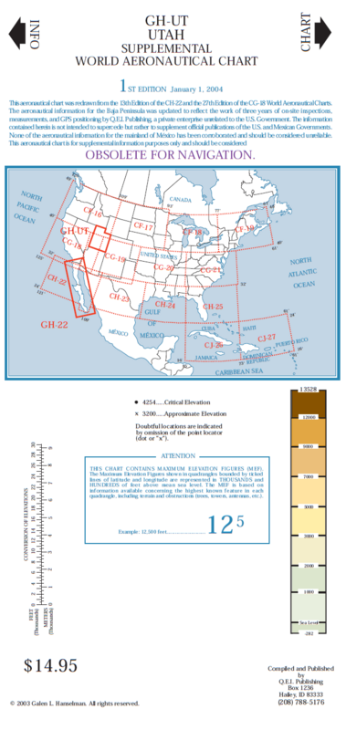 Utah Supplemental World Aeronautical Chart
