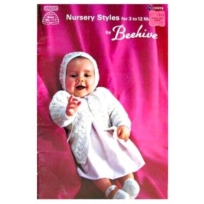 Patons Beehive 111 Nursery Styles Book Knit and Crochet Patterns