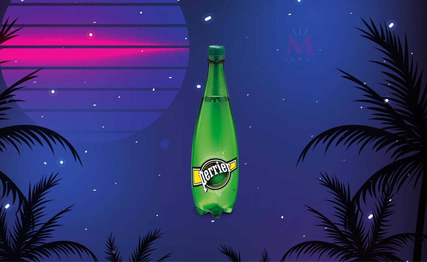 Eau pétillante Perrier 1l ?